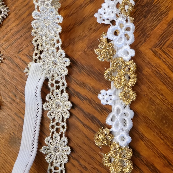 5 pc boho flower headband set - Picture 2 of 4